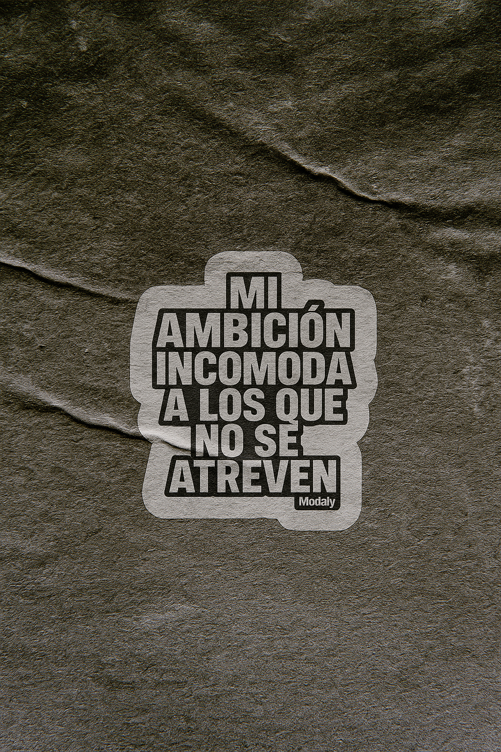 Pegatina Ambicion