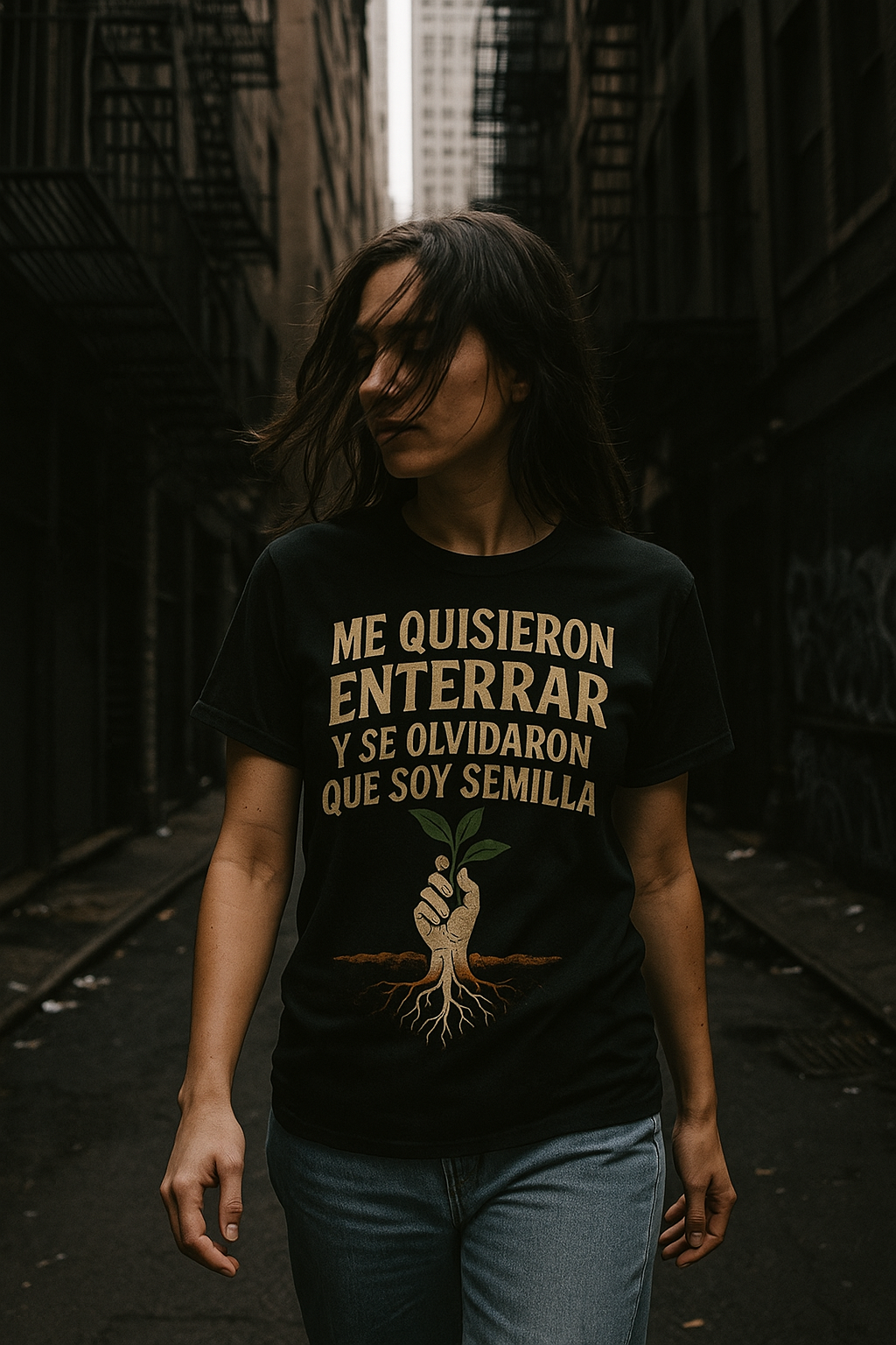 Camiseta Negra “Soy Semilla”