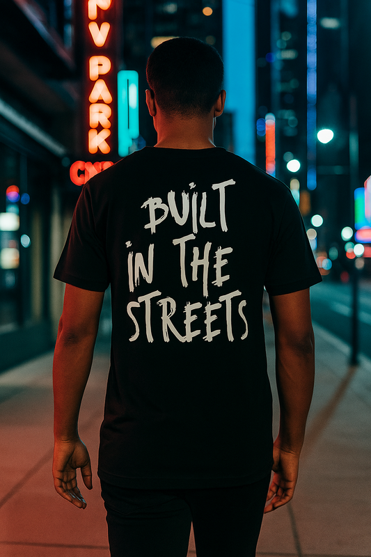 Camiseta built in the streets