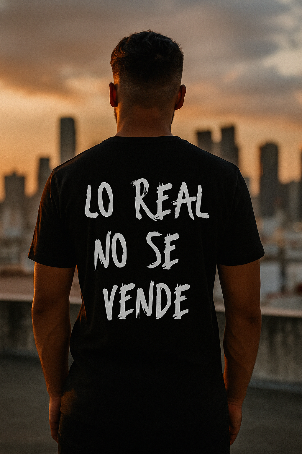 Camiseta lo real no se vende